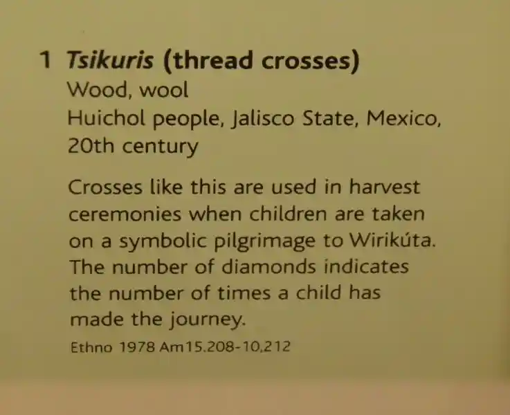 Diamond threads forming a cross